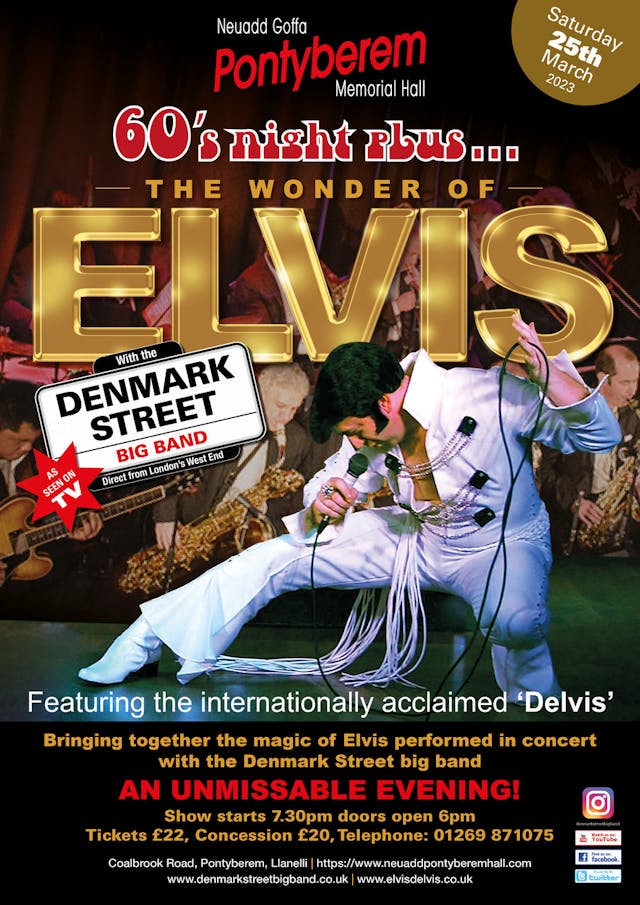 60s night plus... The Wonder of Elvis Poster