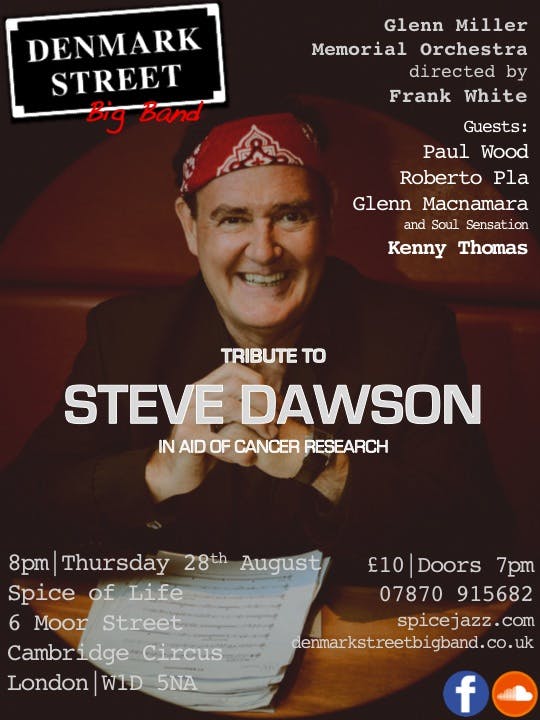 Tribute to Steve Dawson at Spice of Life poster