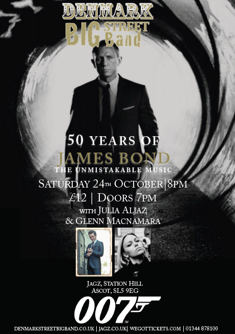 50 Years of James Bond – The Unmistakable Music at Jagz poster