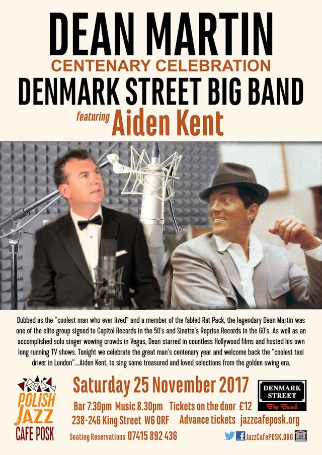 Dean Martin Centenary Celebration ft. Aiden Kent Poster