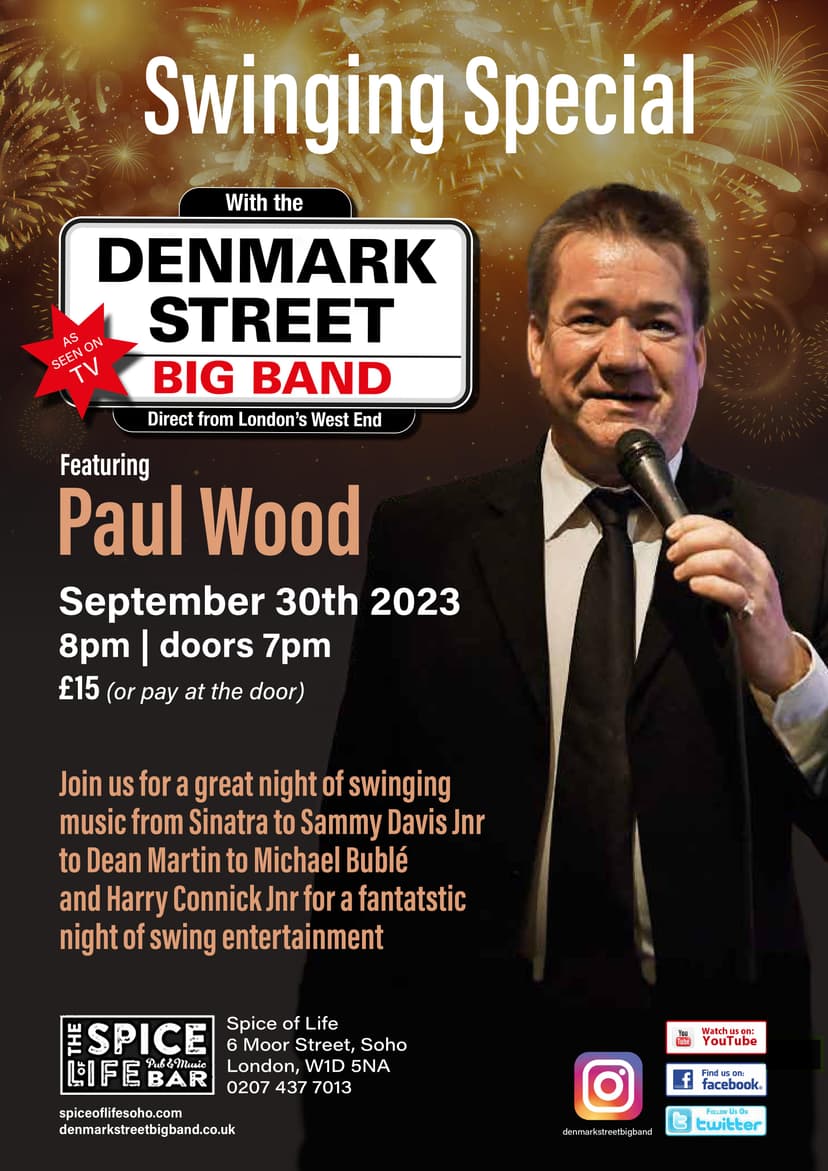 Swinging Special with Paul Wood poster