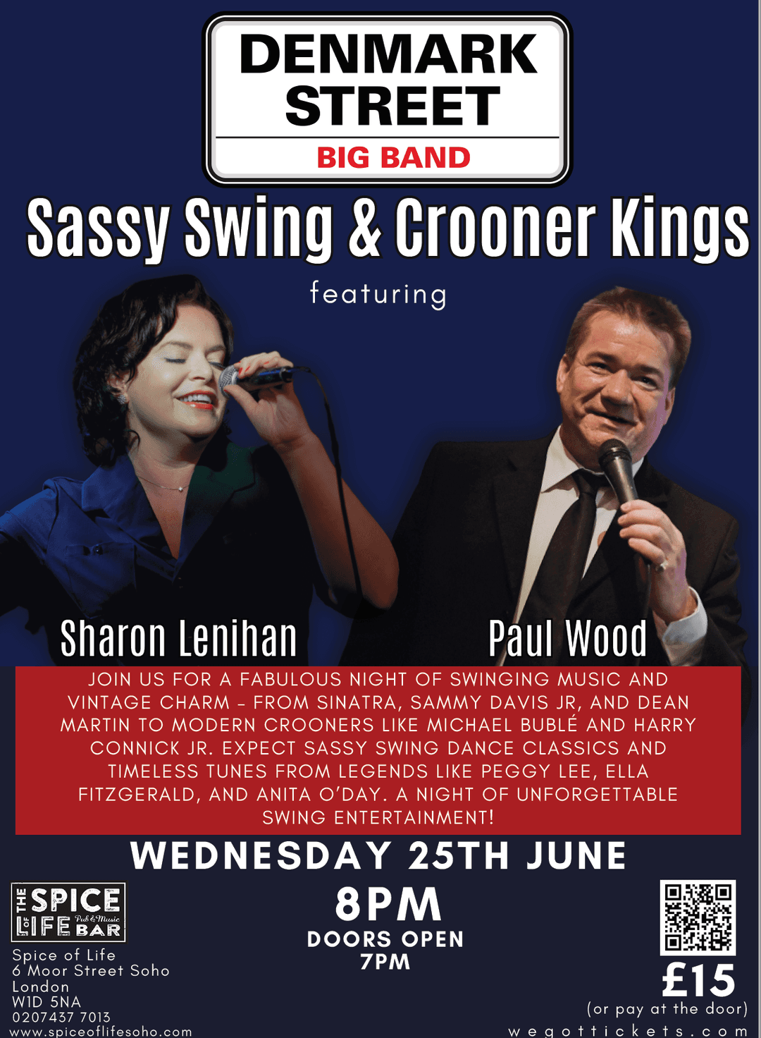 Sassy Swing & Crooner Kings Poster