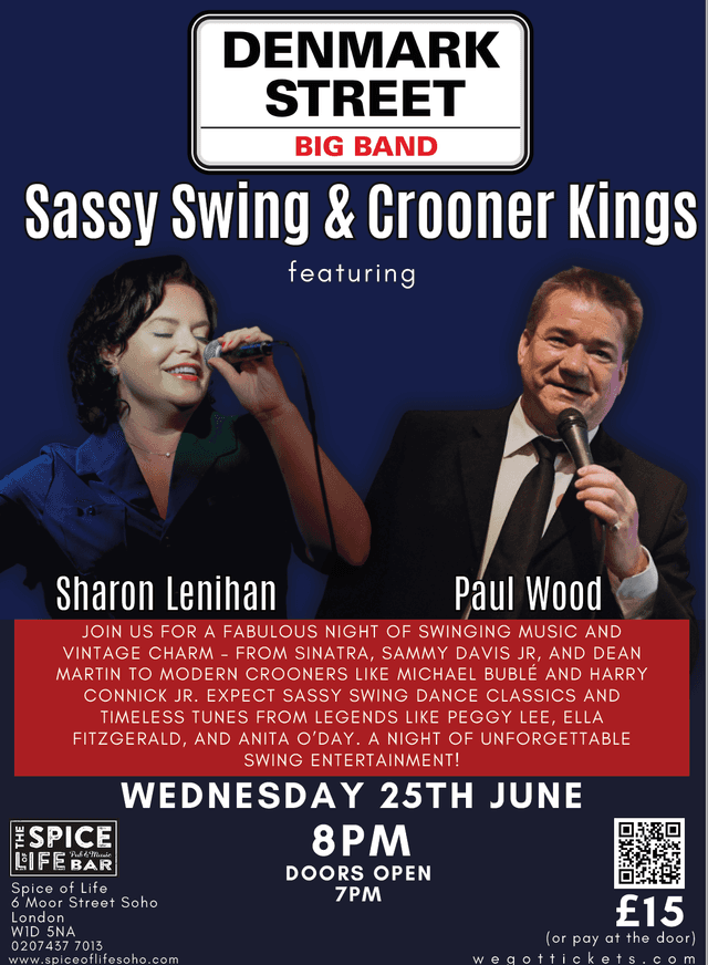 Sassy Swing & Crooner Kings Poster