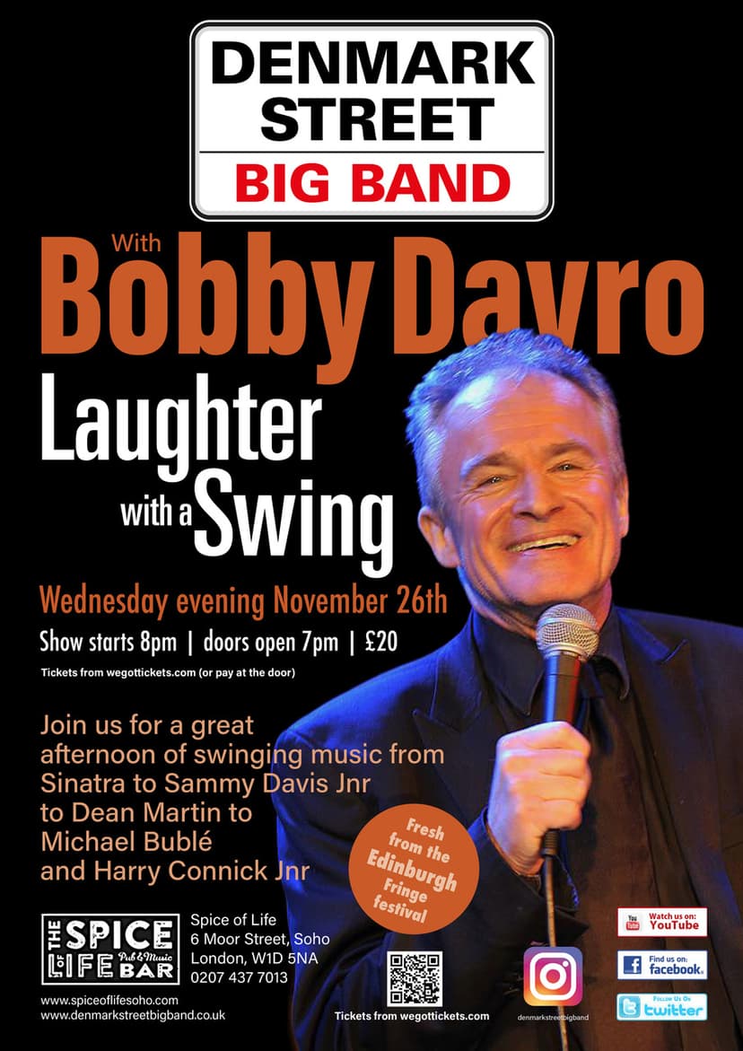 Laughter with a Swing ft. Bobby Davro poster